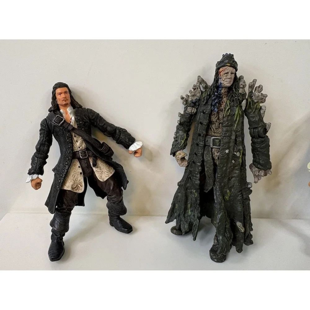 Pirates of the Caribbean Dead Mans Chest Figures Bill Turner Swann Will Jack